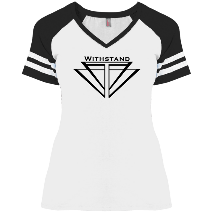 Logo Ladies' Game V-Neck T-Shirt