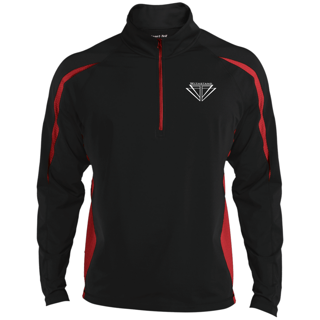 Logo Unisex Sport Wicking Colorblock 1/2 Zip