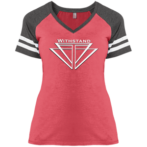 Logo Ladies' Game V-Neck T-Shirt