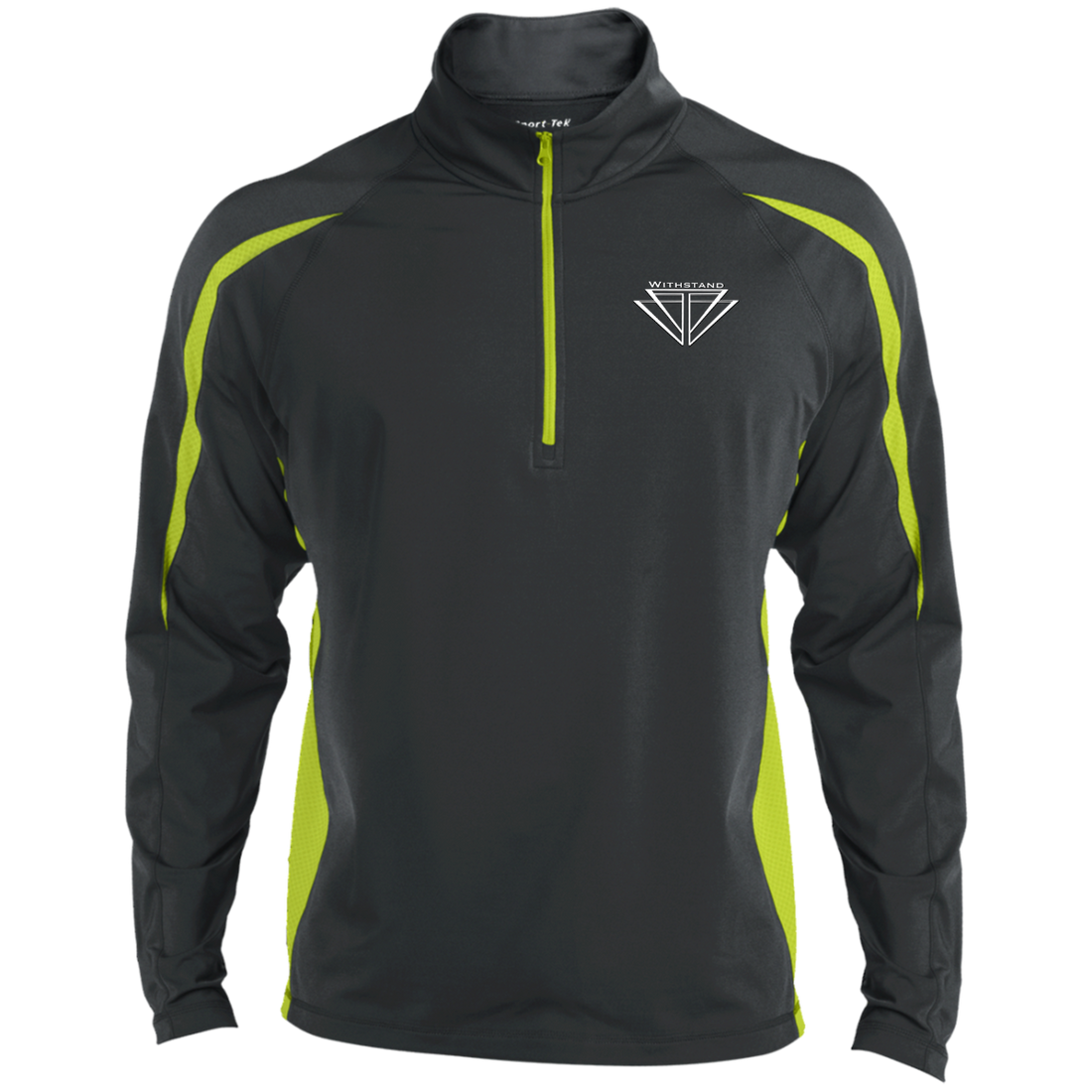 Logo Unisex Sport Wicking Colorblock 1/2 Zip