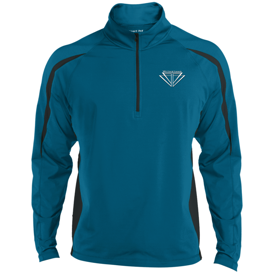 Logo Unisex Sport Wicking Colorblock 1/2 Zip