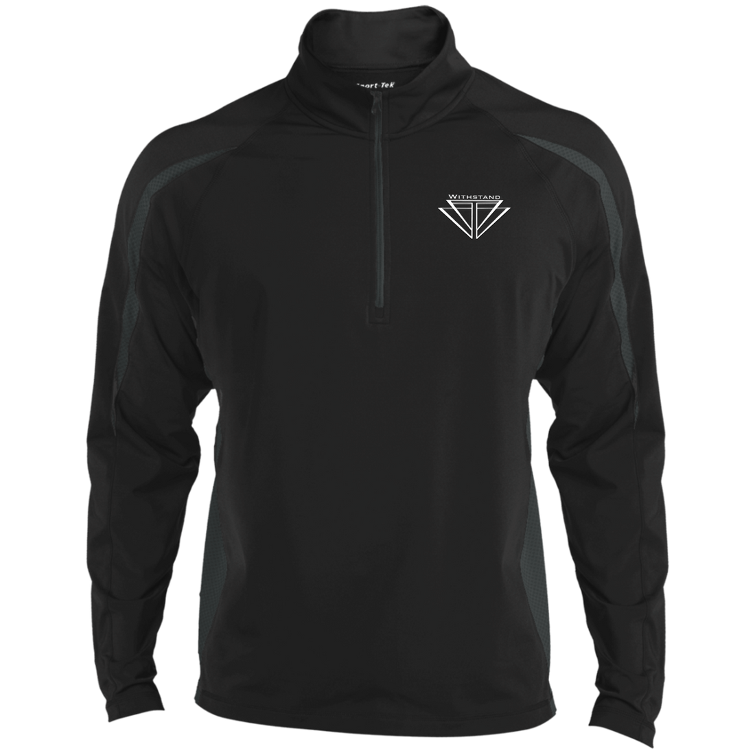 Logo Unisex Sport Wicking Colorblock 1/2 Zip