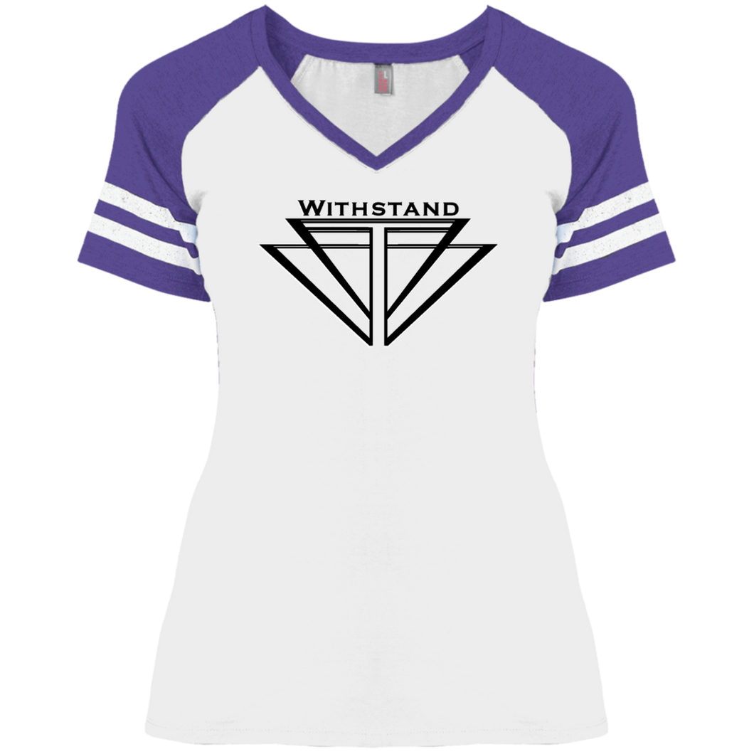 Logo Ladies' Game V-Neck T-Shirt