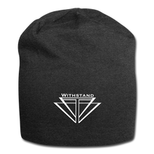 Load image into Gallery viewer, Logo Jersey Beanie - charcoal gray