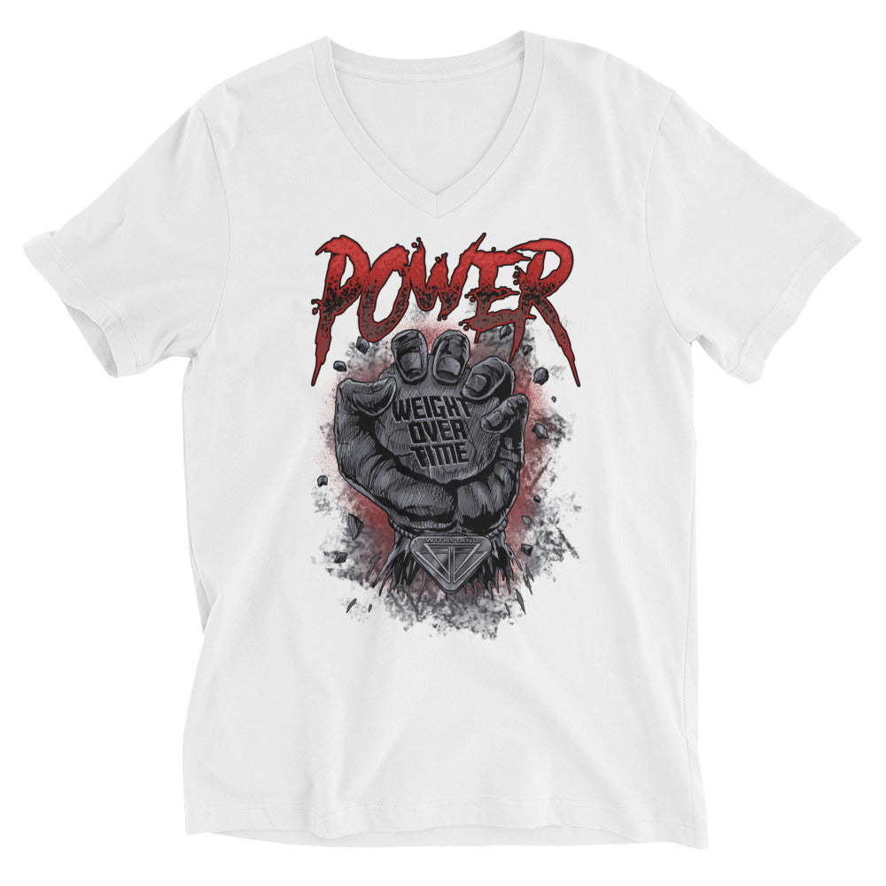 Power Unisex V-Neck T-Shirt