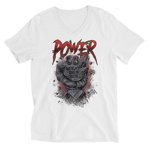 Power Unisex V-Neck T-Shirt